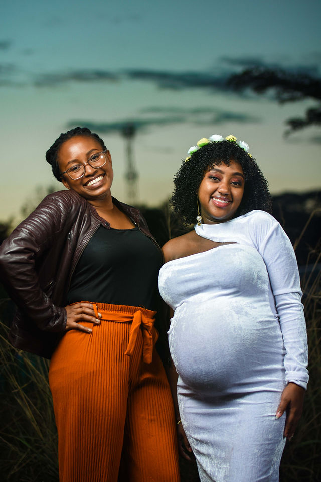 Vintage portrait photography with soft lighting and warm tones